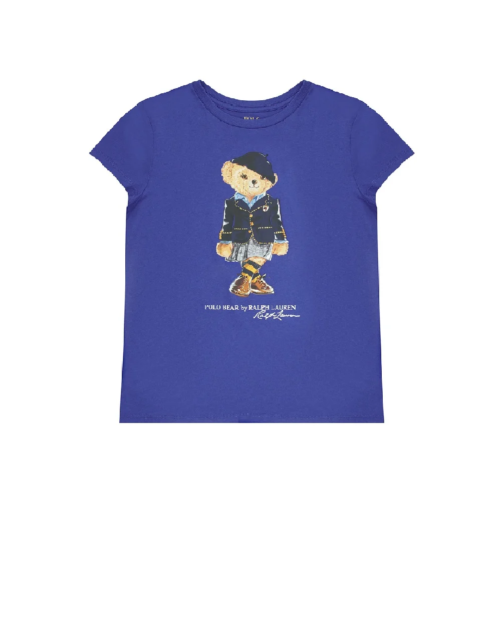 Детская футболка Polo Bear Polo Ralph Lauren Kids 311877857001, синий цвет • Купить в интернет-магазине Kameron
