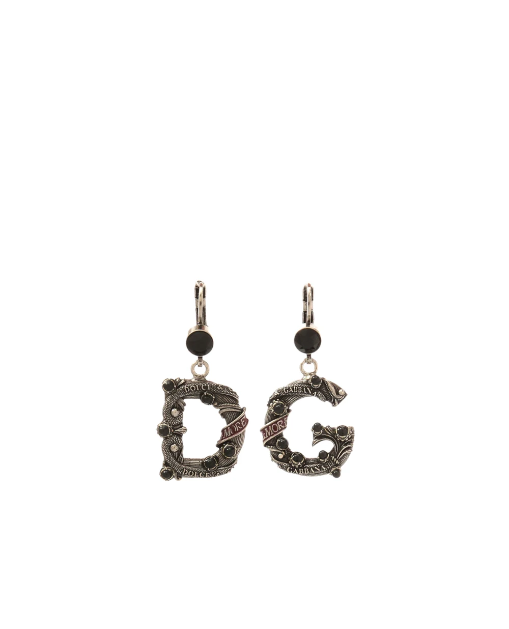 Серьги Dolce&Gabbana WEM6M7-W1111, черный цвет • Купить в интернет-магазине Kameron
