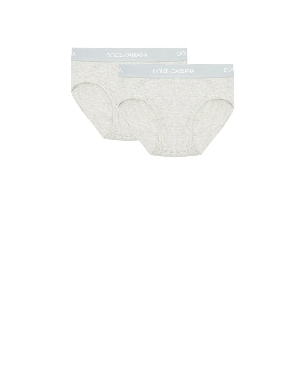 Слипы (2 шт) Dolce&Gabbana Kids L4J700-G7OCT, серый цвет • Купить в интернет-магазине Kameron