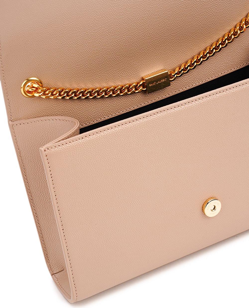 Шкіряна сумка Kate Medium Saint Laurent 364021-BOW0J, бежевий колір • Купити в інтернет-магазині Kameron