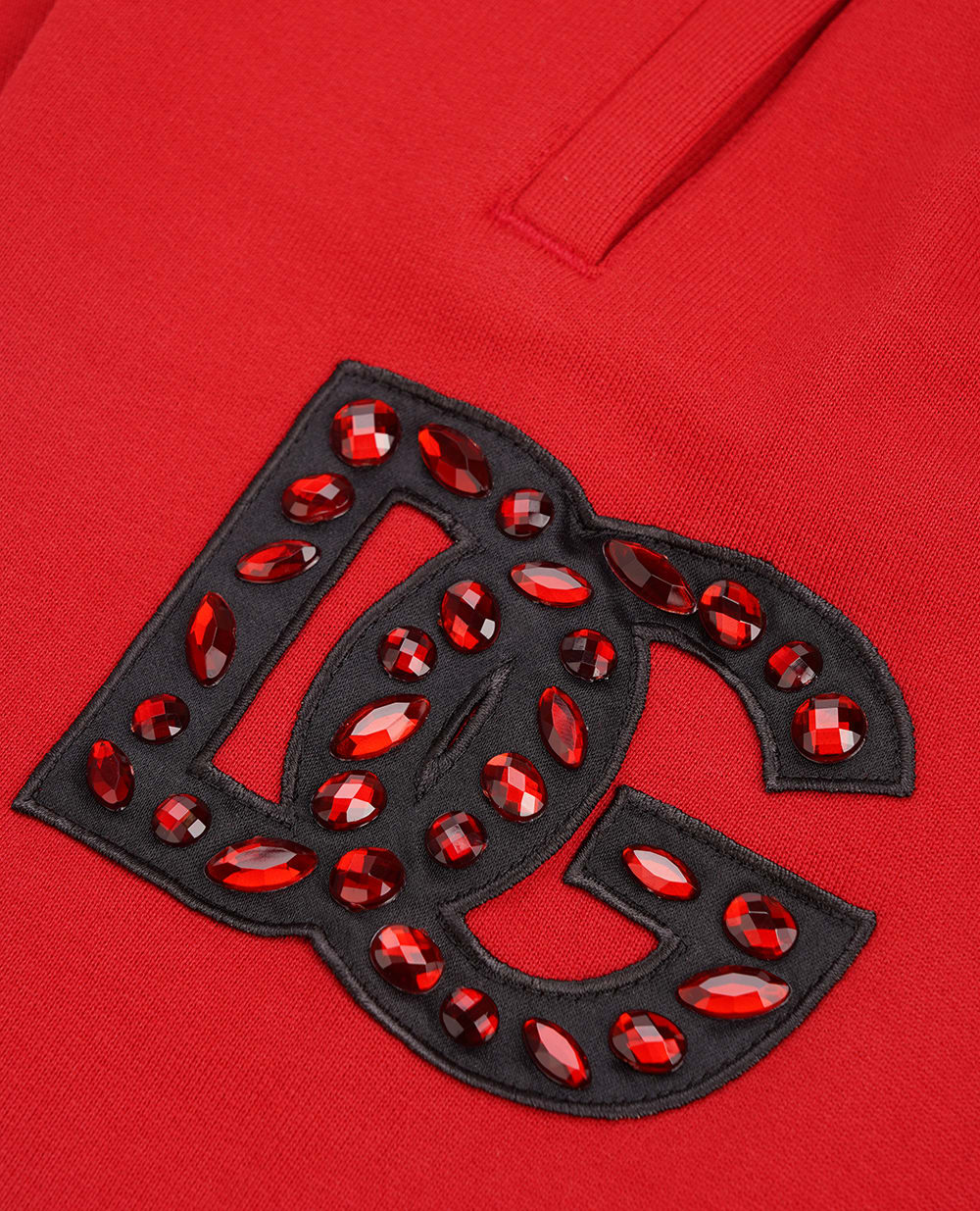 Детские спортивные брюки (костюм) Dolce&Gabbana Kids L5JPB1-G7K5N-S, бордовый цвет • Купить в интернет-магазине Kameron