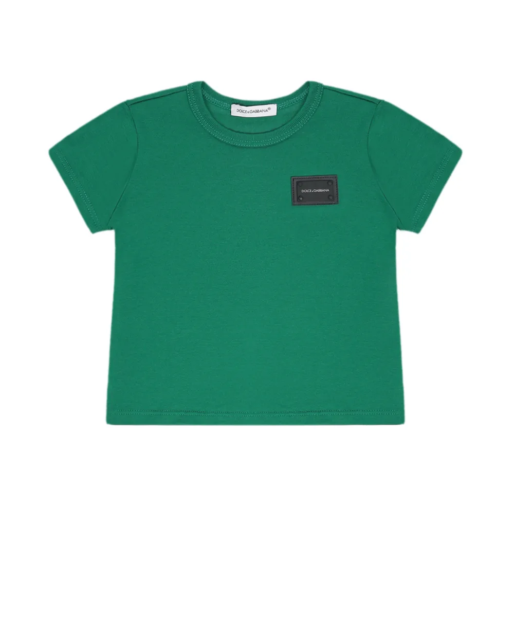 Футболка Dolce&Gabbana Kids L1JT7T-G7OLK-, зеленый цвет • Купить в интернет-магазине Kameron