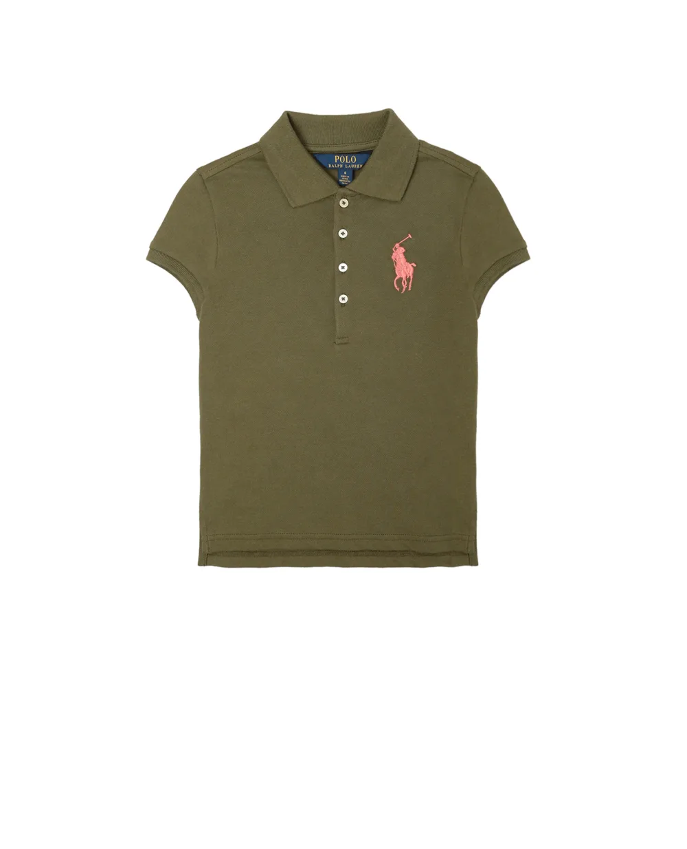 Детское поло Polo Ralph Lauren Kids 312698697008, зеленый цвет • Купить в интернет-магазине Kameron