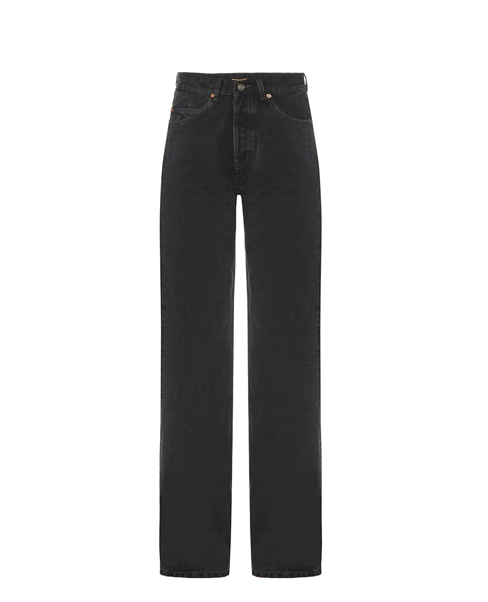 Джинси з V-подібною талією Saint Laurent 834135-Y13MA, чорний колір • Купити в інтернет-магазині Kameron