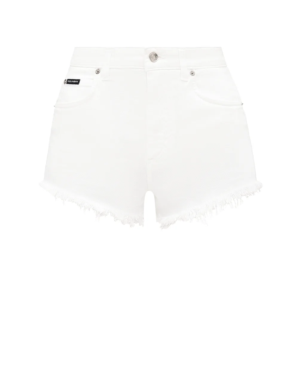 Джинсовые шорты Dolce&Gabbana FTB47D-G8GF5, белый цвет • Купить в интернет-магазине Kameron