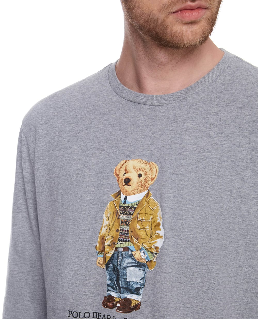 Лонгслив Polo Ralph Lauren 710828276003, серый цвет • Купить в интернет-магазине Kameron
