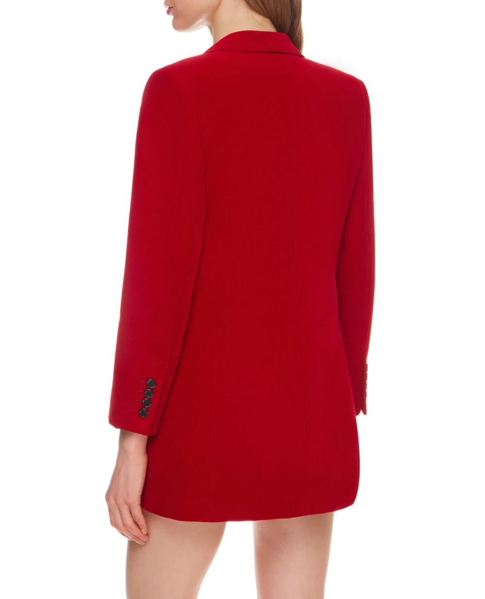 Вельветовый жакет Saint Laurent 632834-Y006R, красный цвет • Купить в интернет-магазине Kameron
