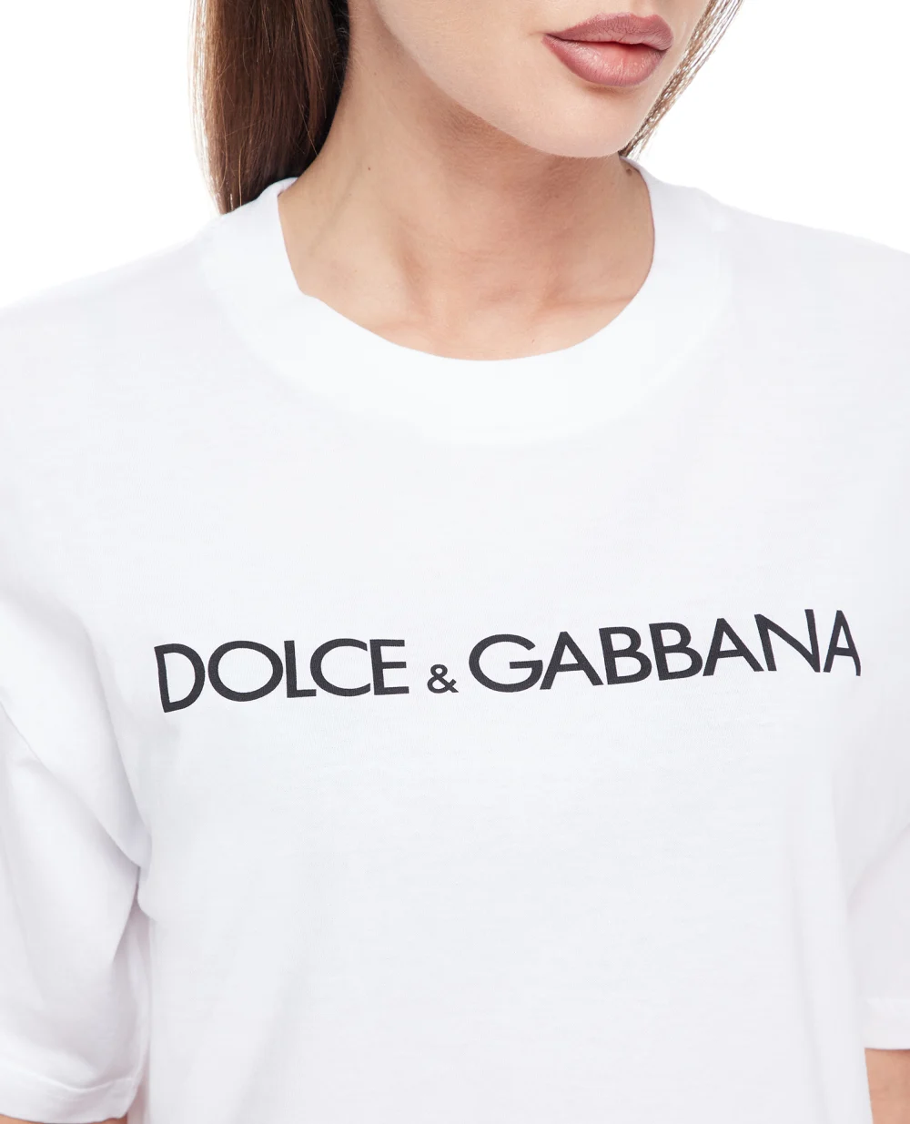Футболка Dolce&Gabbana F8O48T-G7H4P, белый цвет • Купить в интернет-магазине Kameron