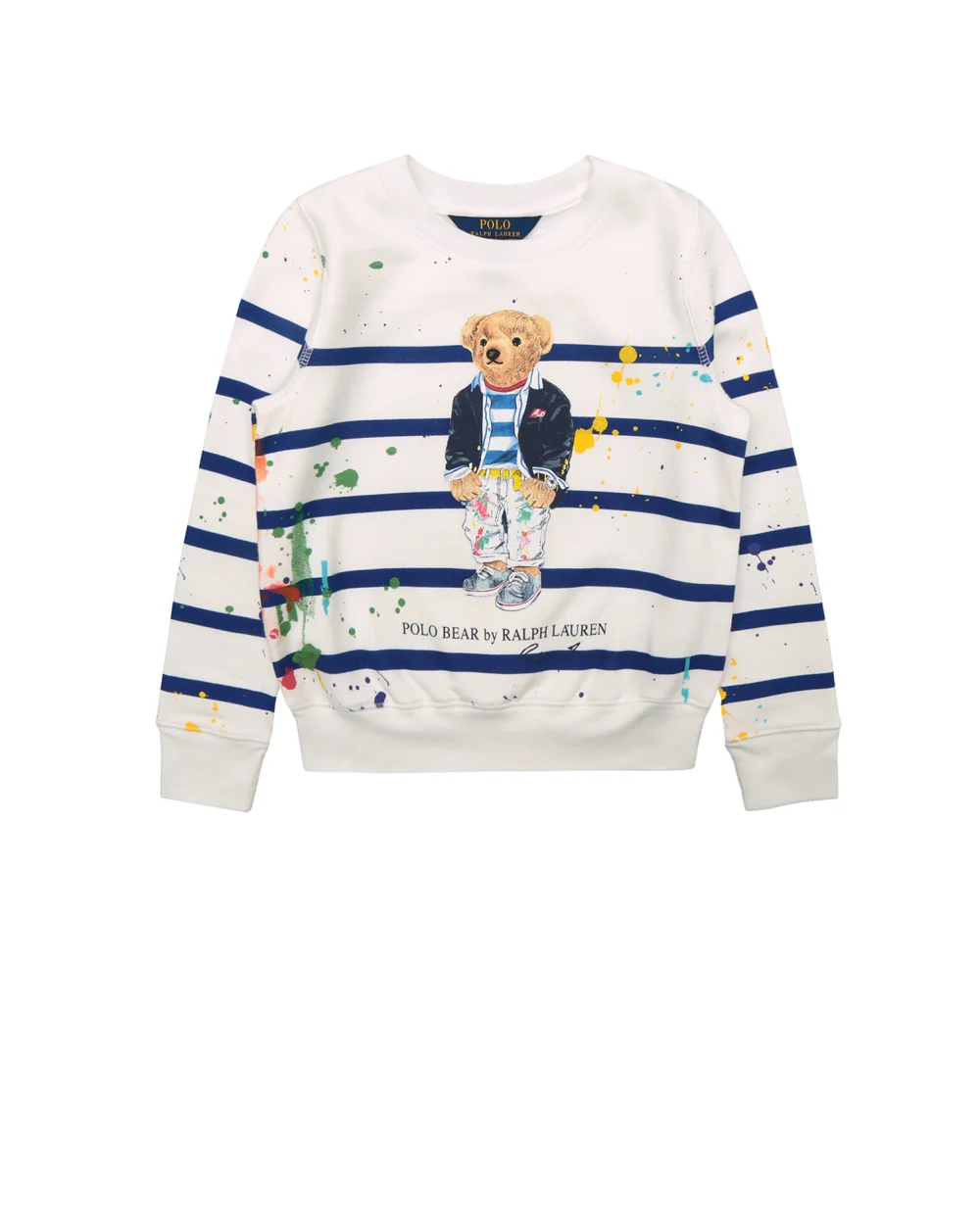 Детский свитшот Polo Ralph Lauren Kids 313868479001, белый цвет • Купить в интернет-магазине Kameron