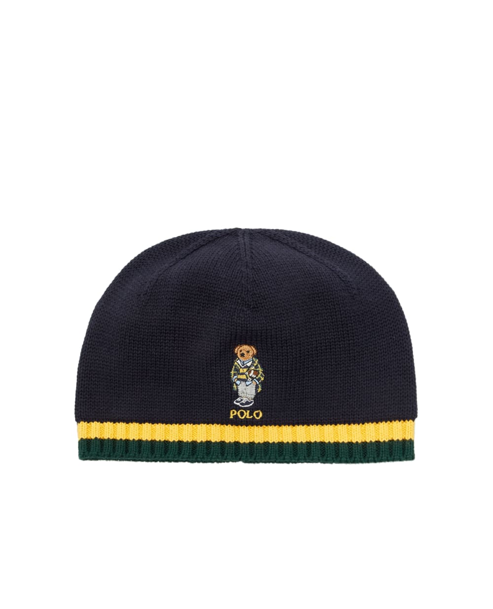 Детская шапка Polo Bear Polo Ralph Lauren Kids 323879738001, синий цвет • Купить в интернет-магазине Kameron