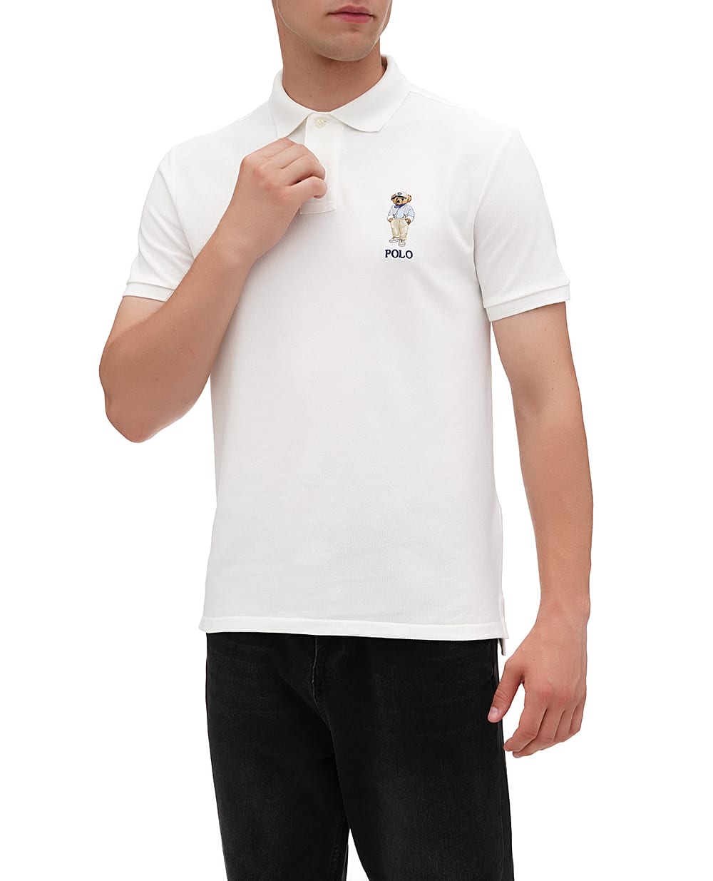 Поло Polo Bear Polo Ralph Lauren 710853312026, белый цвет • Купить в интернет-магазине Kameron