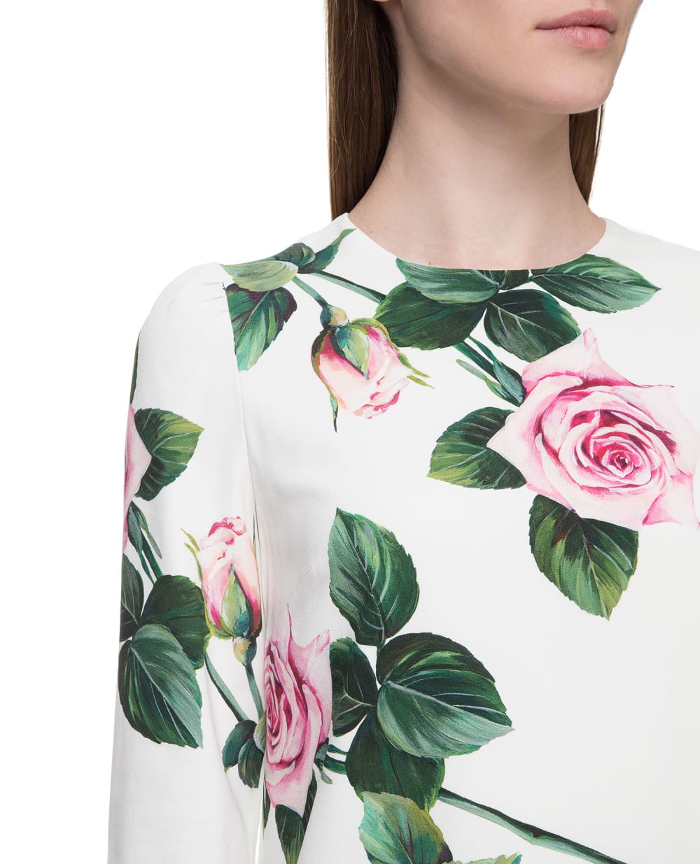 Платье Dolce&Gabbana F6G9JT-FSRMB, белый цвет • Купить в интернет-магазине Kameron