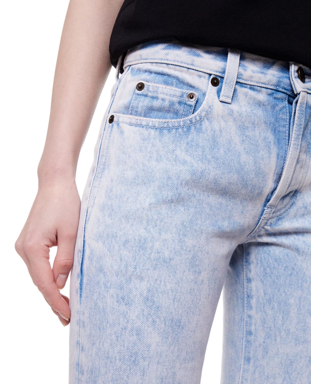 Джинсы Saint Laurent 669234-Y870P, голубой цвет • Купить в интернет-магазине Kameron