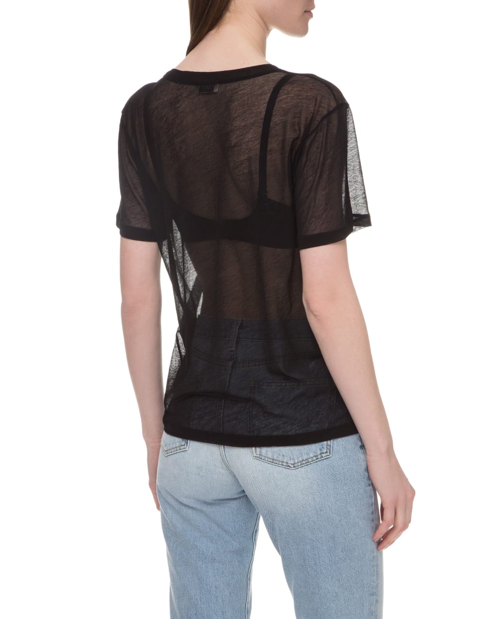 Футболка Saint Laurent 601503-YBNR2, черный цвет • Купить в интернет-магазине Kameron
