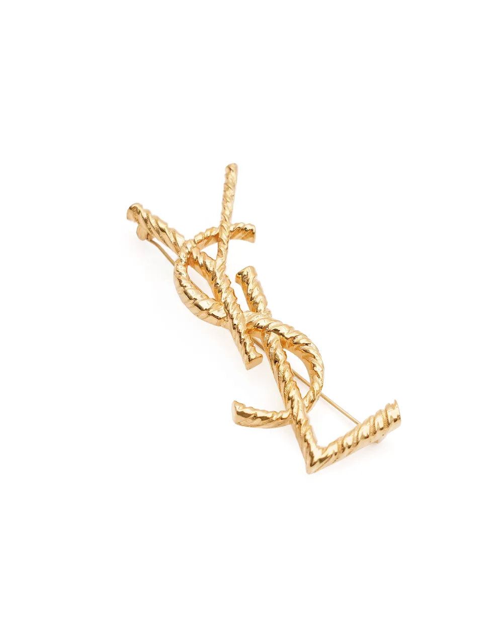 Брошь Cassandre Saint Laurent 840195-Y1500, золотой цвет • Купить в интернет-магазине Kameron