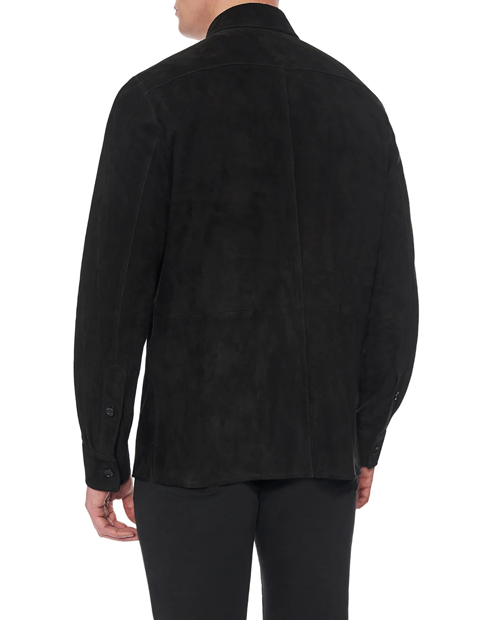 Рубашка из замши Ralph Lauren Purple Label 790654923036, черный цвет • Купить в интернет-магазине Kameron