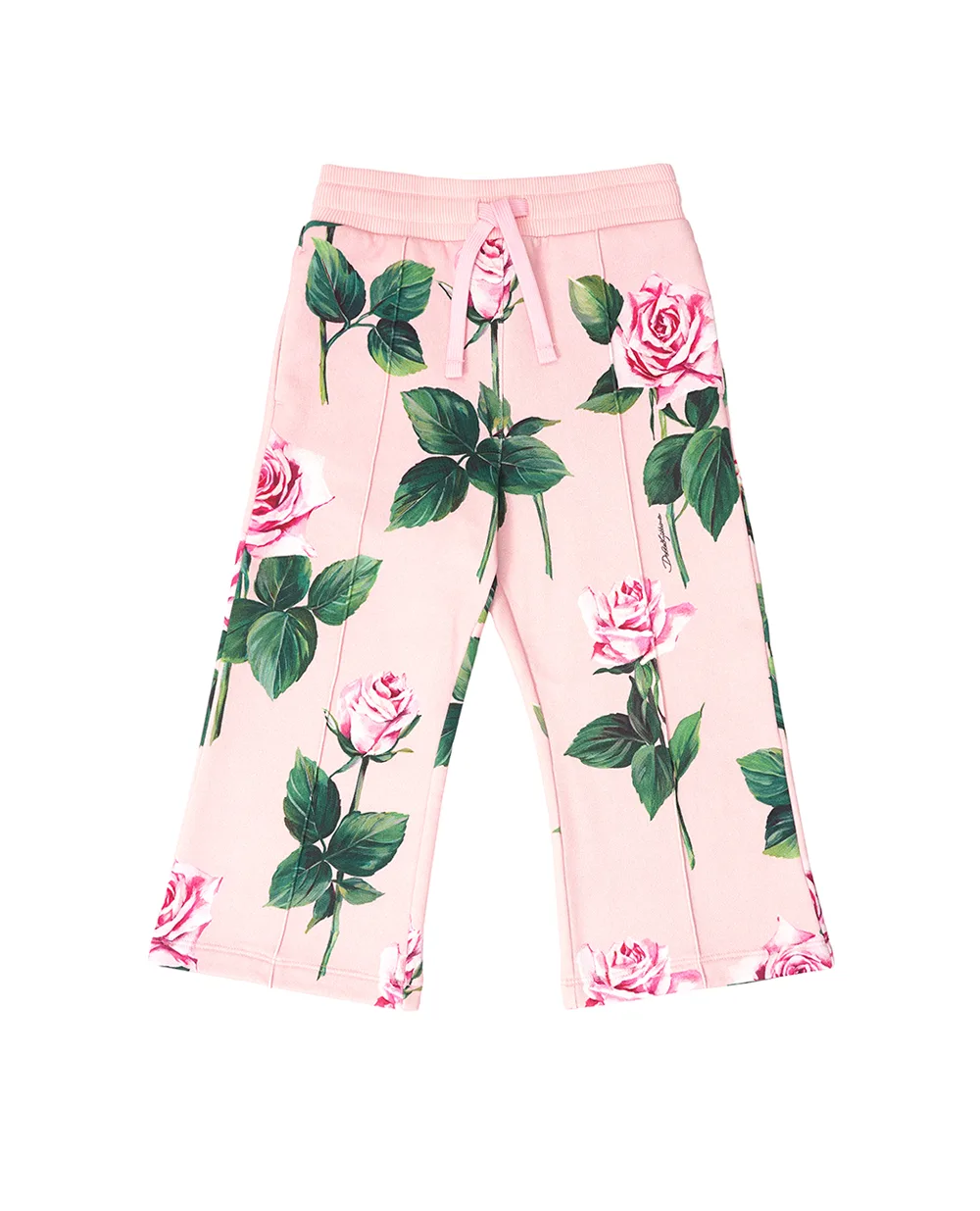 Детские спортивные брюки (костюм) Dolce&Gabbana Kids L5JPF7-HS7P0-S, розовый цвет • Купить в интернет-магазине Kameron