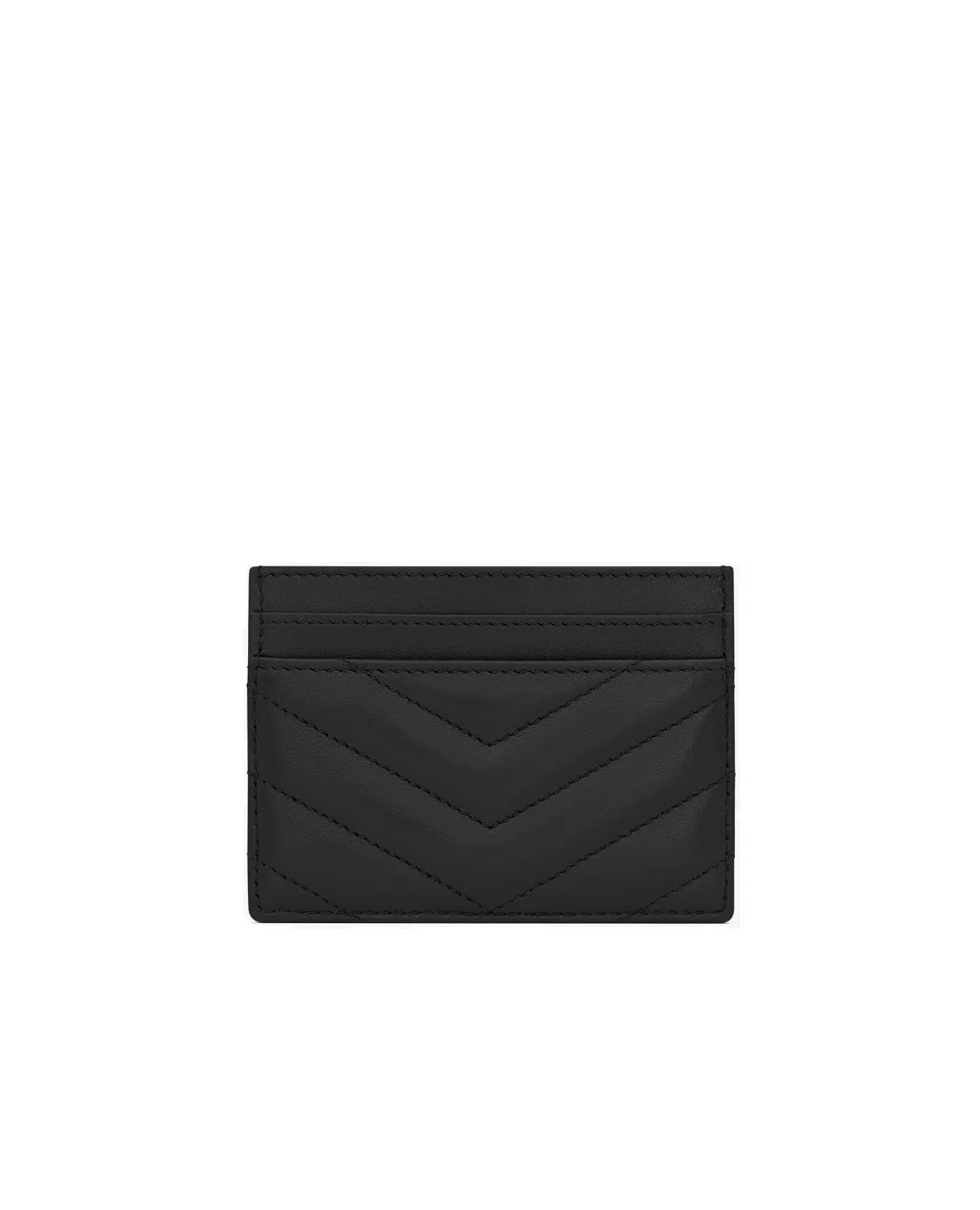 Визитница Cassandre из кожи Saint Laurent 423291-AAA44, черный цвет • Купить в интернет-магазине Kameron