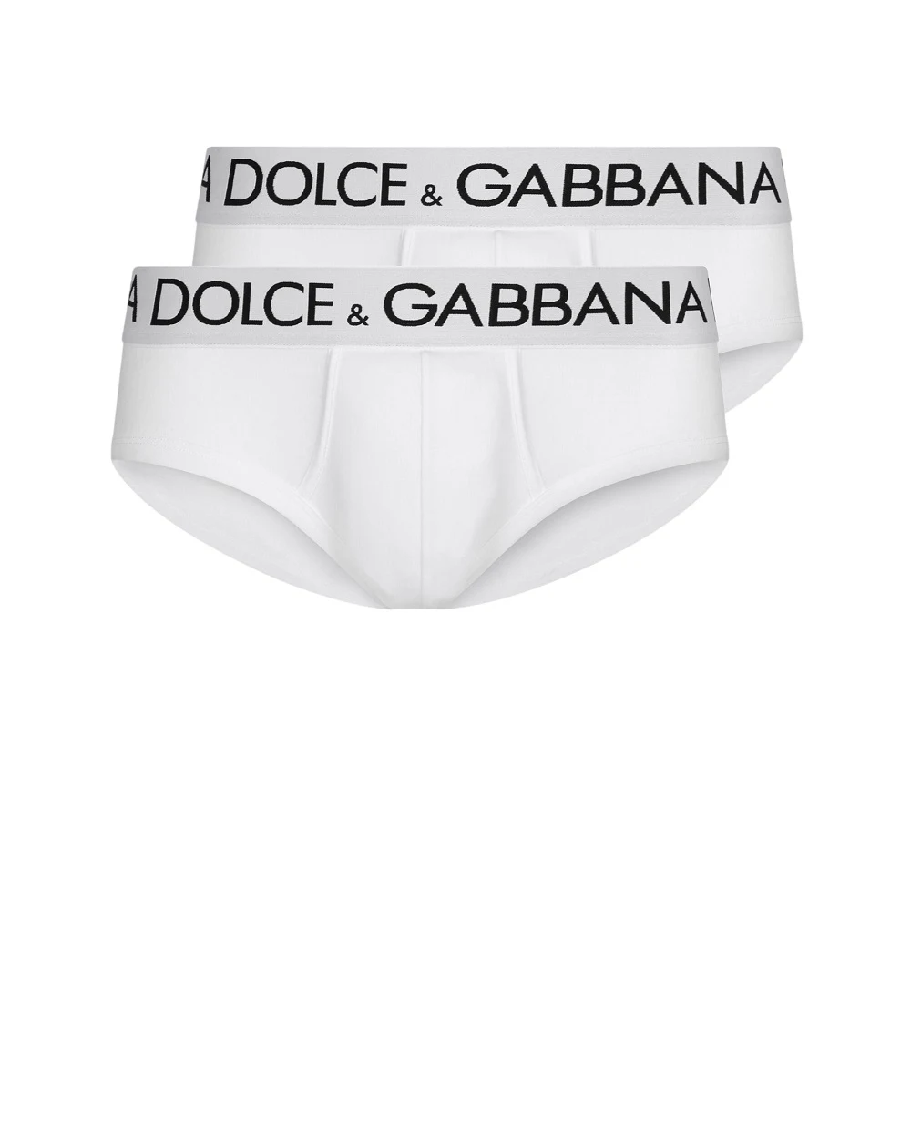 Брифи (2 шт.) Dolce&Gabbana M9D69J-ONN97, білий колір • Купити в інтернет-магазині Kameron