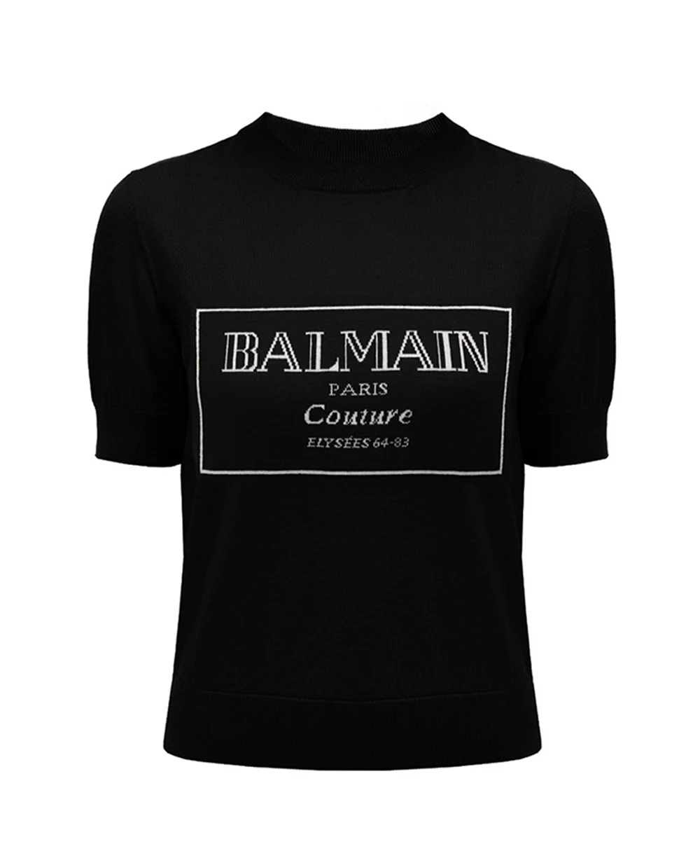 Топ Balmain EF1KA115KH87, черный цвет • Купить в интернет-магазине Kameron
