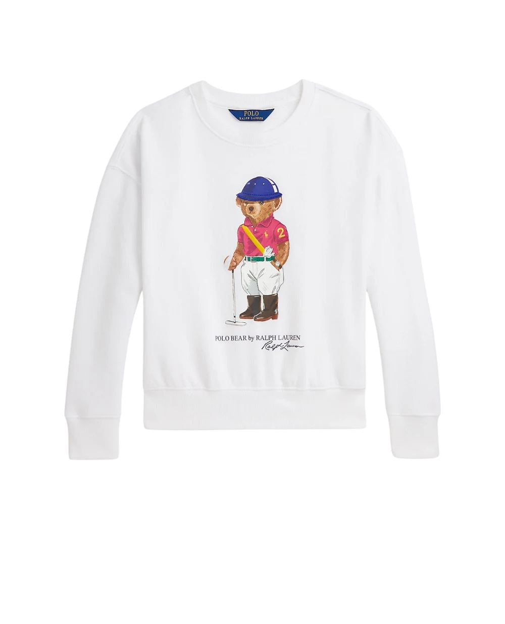 Дитячий світшот Polo Bear Polo Ralph Lauren Kids 313A96116003, білий колір • Купити в інтернет-магазині Kameron