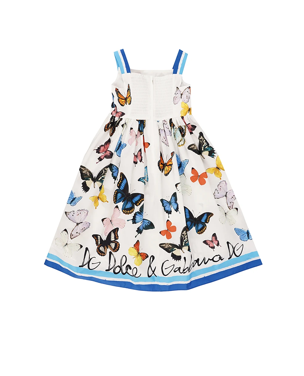 Детское платье Dolce&Gabbana Kids L54DE4-FI5KS-S, белый цвет • Купить в интернет-магазине Kameron