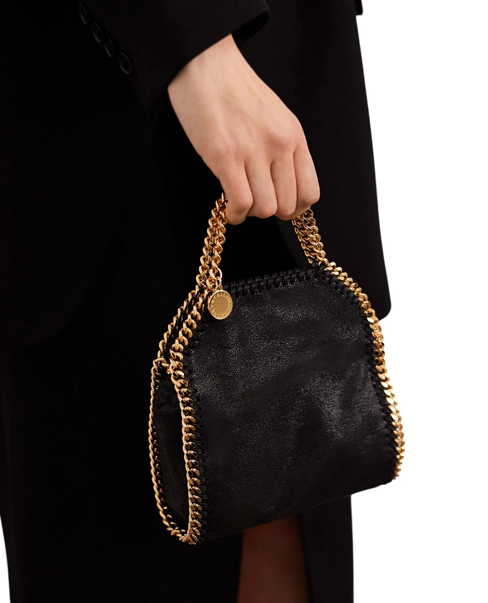 Сумка-тоут mini Falabella Stella McCartney 391698W9355, черный цвет • Купить в интернет-магазине Kameron