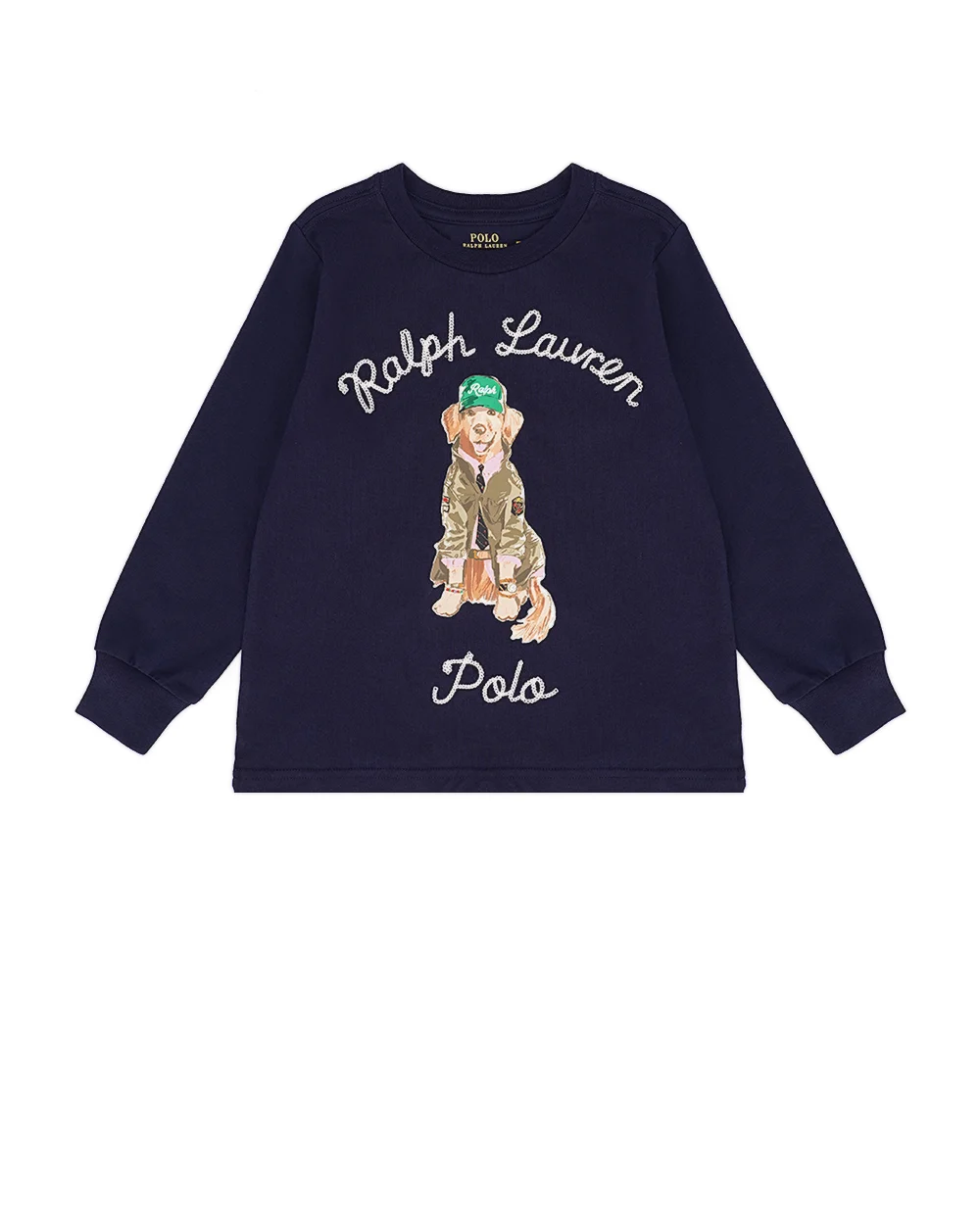 Детский лонгслив Polo Ralph Lauren Kids 322953576001, темно-синий цвет • Купить в интернет-магазине Kameron