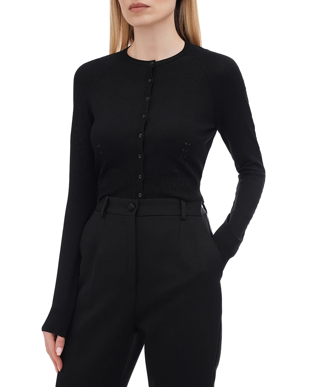 Кардиган Dolce&Gabbana FXV88T-JAIRM, черный цвет • Купить в интернет-магазине Kameron
