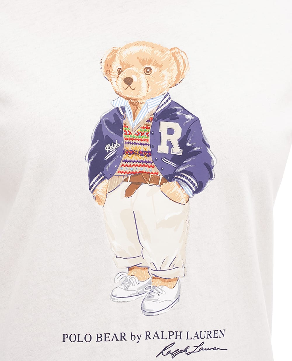 Футболка Polo Bear Polo Ralph Lauren 211941205001, белый цвет • Купить в интернет-магазине Kameron