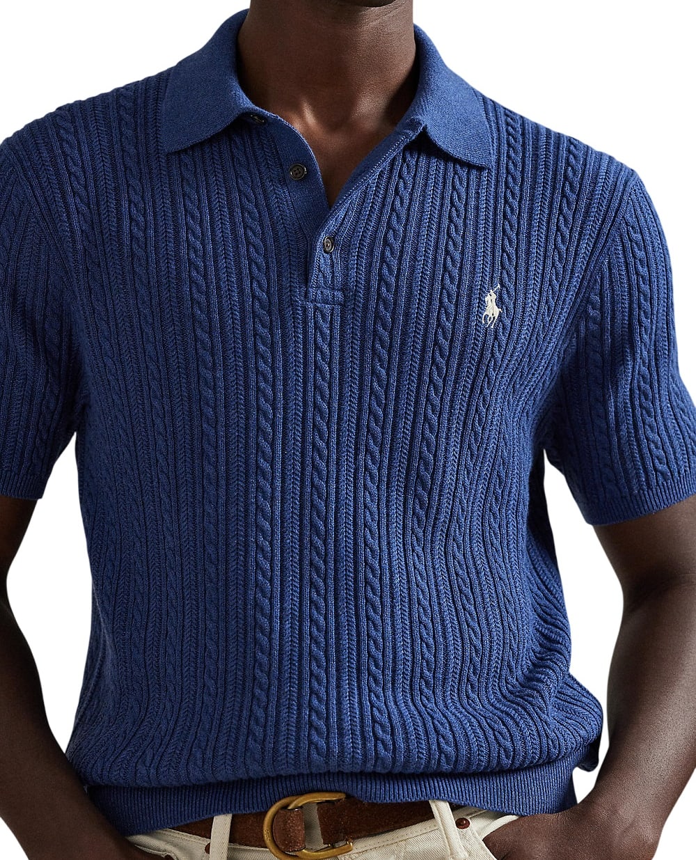 Поло Polo Ralph Lauren 710B13893001, синій колір • Купити в інтернет-магазині Kameron