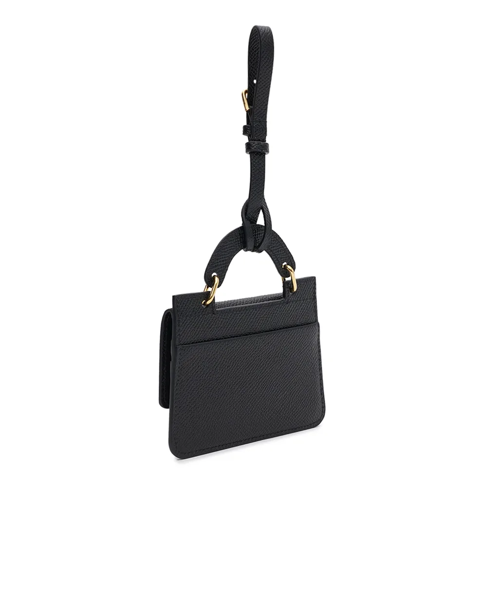 Визитница из кожи Dolce&Gabbana BI3401-A5070, черный цвет • Купить в интернет-магазине Kameron