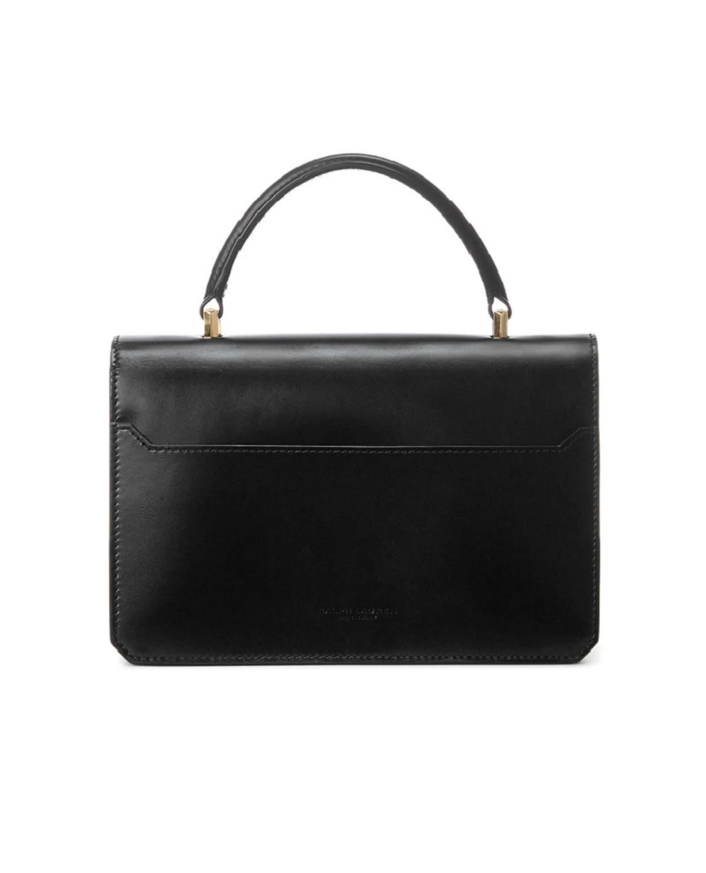 Сумка-кроссбоди из кожи Ralph Lauren Collection 435930958007, черный цвет • Купить в интернет-магазине Kameron