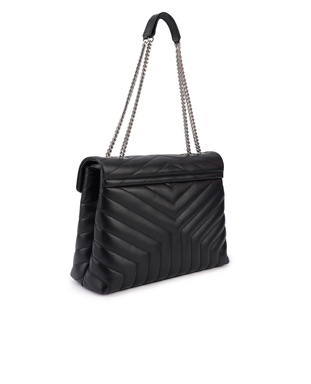 Кожаная сумка Loulou Medium Saint Laurent 574946-DV726, черный цвет • Купить в интернет-магазине Kameron
