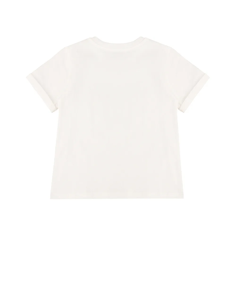 Детская футболка Dolce&Gabbana Kids L5JTOZ-G7O2A-S, белый цвет • Купить в интернет-магазине Kameron