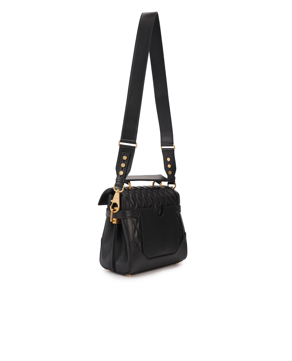Кожаная сумка B-Buzz 23 Balmain EN1DB530LHLB, черный цвет • Купить в интернет-магазине Kameron