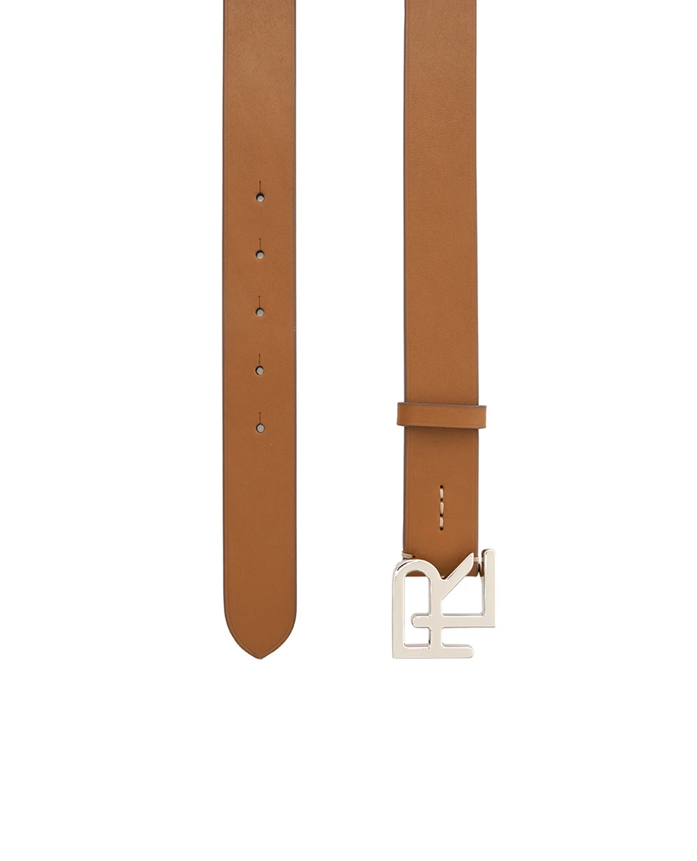 Ремінь RL Vachetta зі шкіри Ralph Lauren Purple Label 404978637002, коричневий колір • Купити в інтернет-магазині Kameron