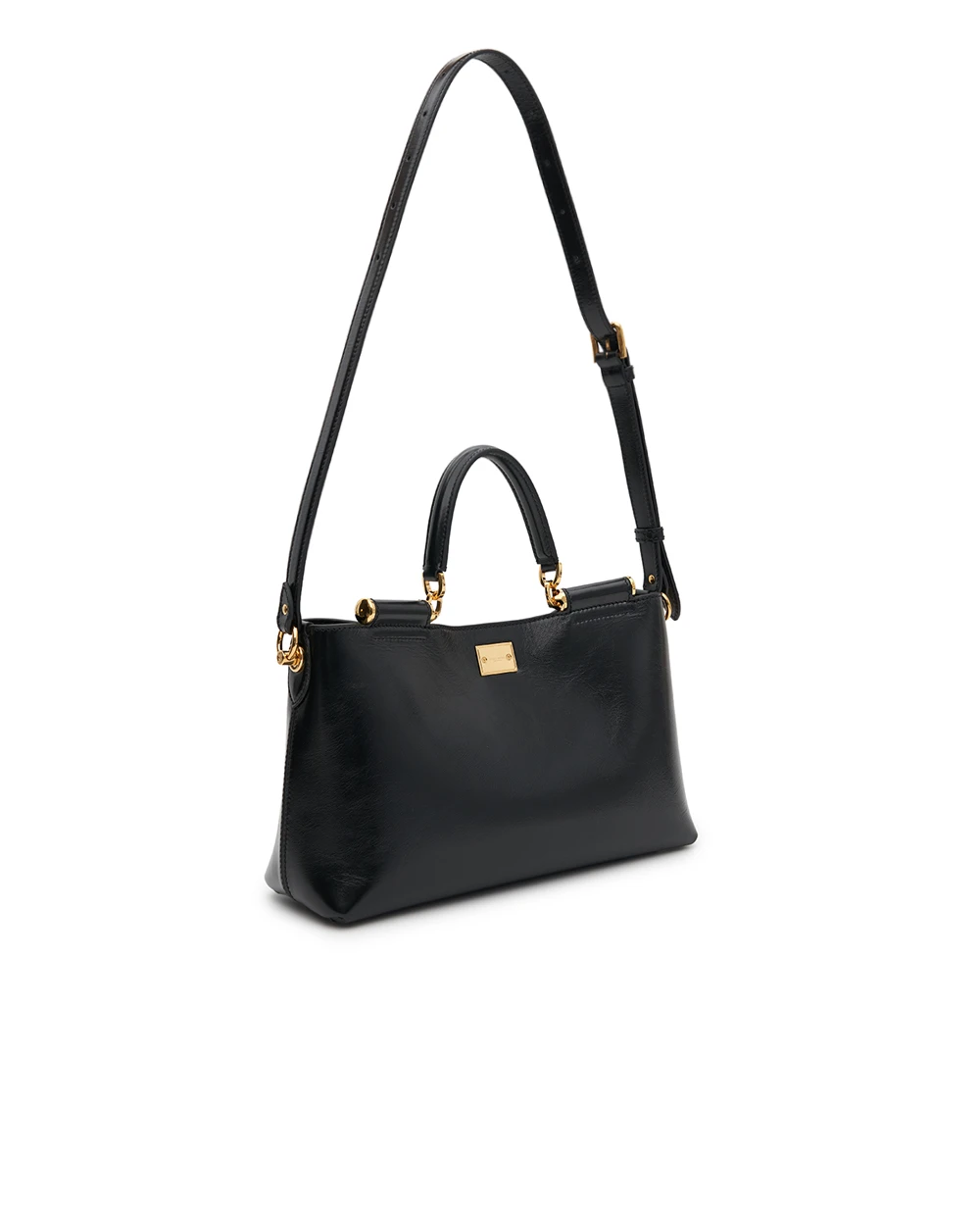 Сумка Vittoria Medium из телячьей кожи Dolce&Gabbana BB7896-AZ000, черный цвет • Купить в интернет-магазине Kameron