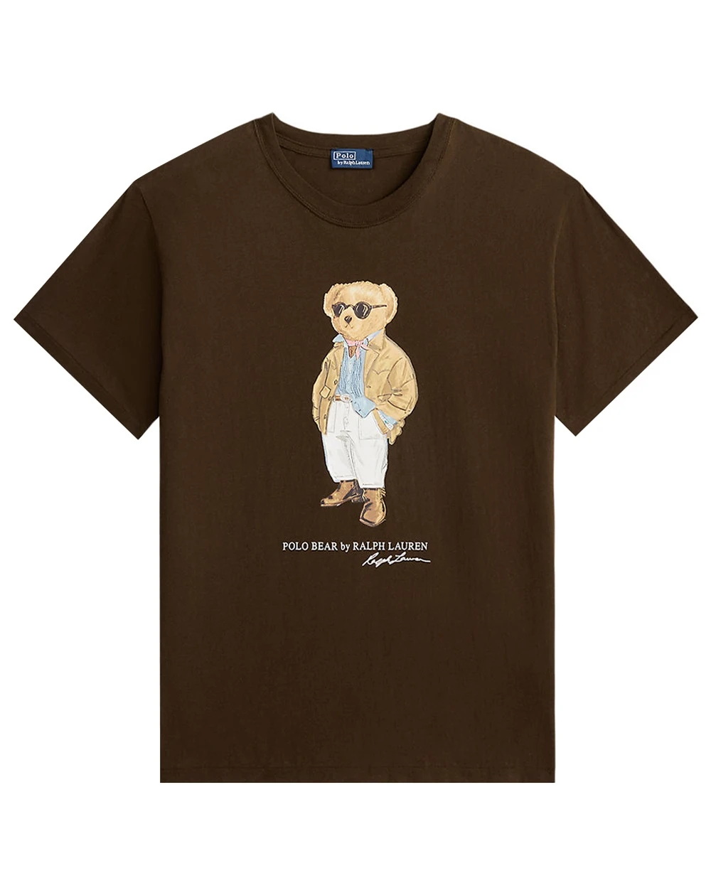 Футболка Polo Bear Polo Ralph Lauren 211A96599001, темно-коричневый цвет • Купить в интернет-магазине Kameron