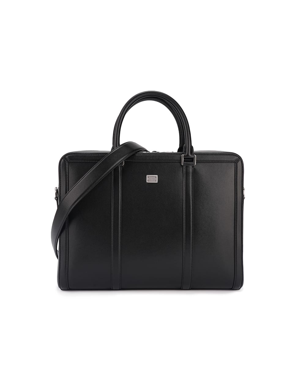 Кожаный портфель Dolce&Gabbana BM2321-AV956, черный цвет • Купить в интернет-магазине Kameron