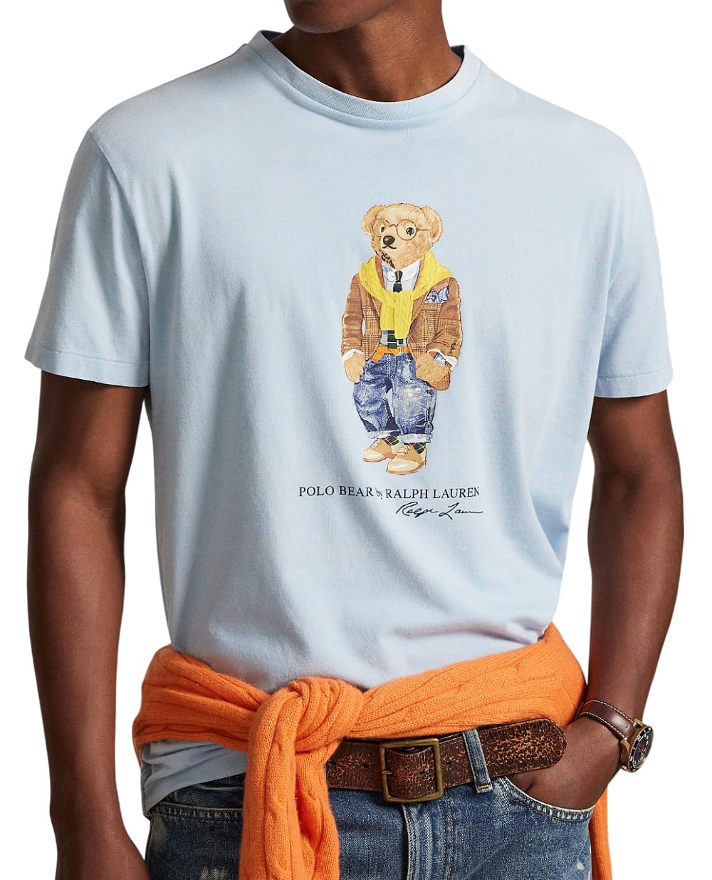 Футболка Polo Bear Polo Ralph Lauren 710P07347001, блакитний колір • Купити в інтернет-магазині Kameron