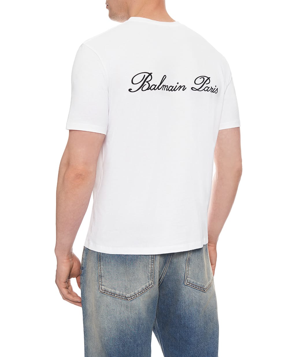Футболка Balmain FH1EG000BC68, белый цвет • Купить в интернет-магазине Kameron