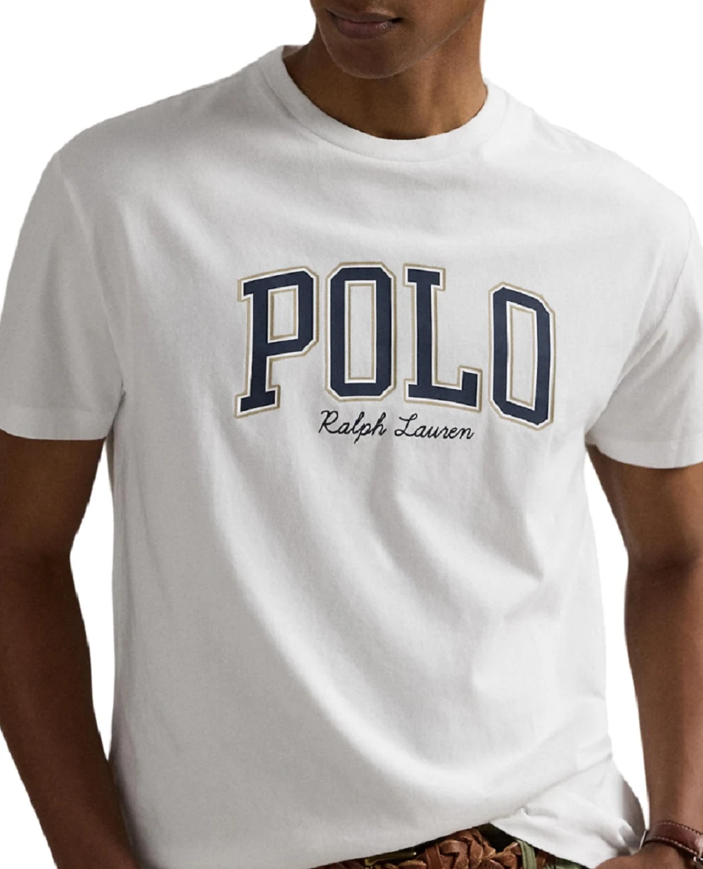 Футболка Polo Ralph Lauren 710P00086002, белый цвет • Купить в интернет-магазине Kameron