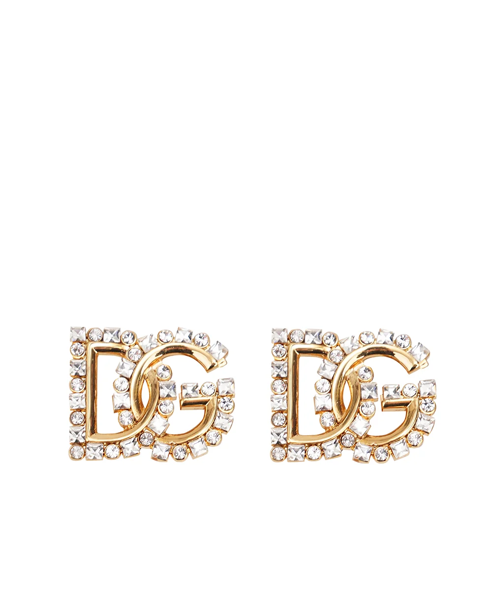 Серьги DG Logo Dolce&Gabbana WER2L4-W1111, золотой цвет • Купить в интернет-магазине Kameron
