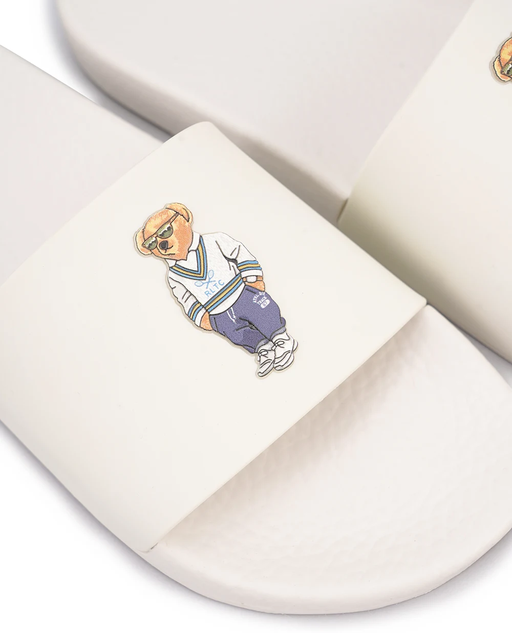 Шлепанцы Polo Bear Polo Ralph Lauren 809962615001, белый цвет • Купить в интернет-магазине Kameron