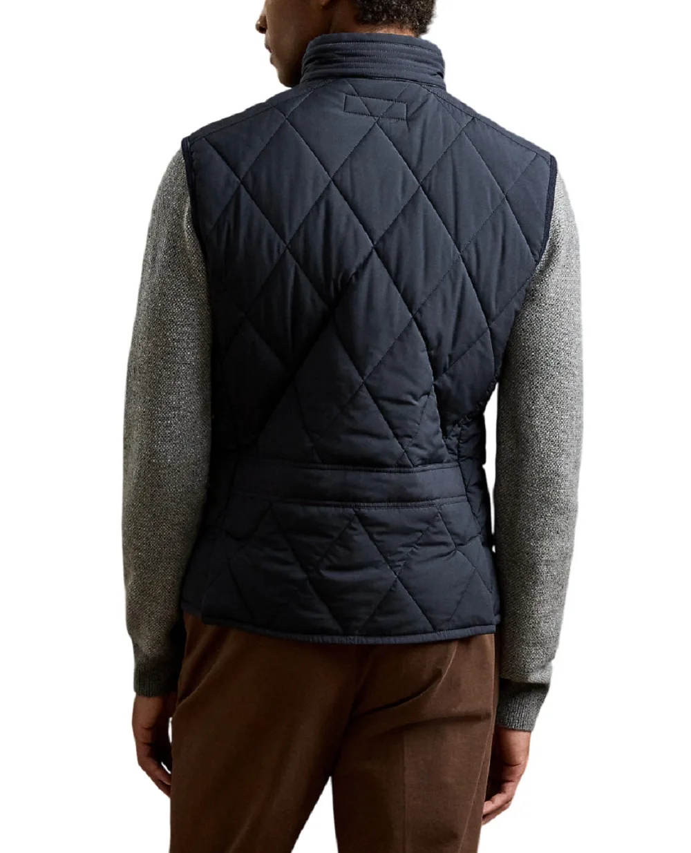 Жилет стьобаний Carleton Ralph Lauren Purple Label 790957970001, синій колір • Купити в інтернет-магазині Kameron
