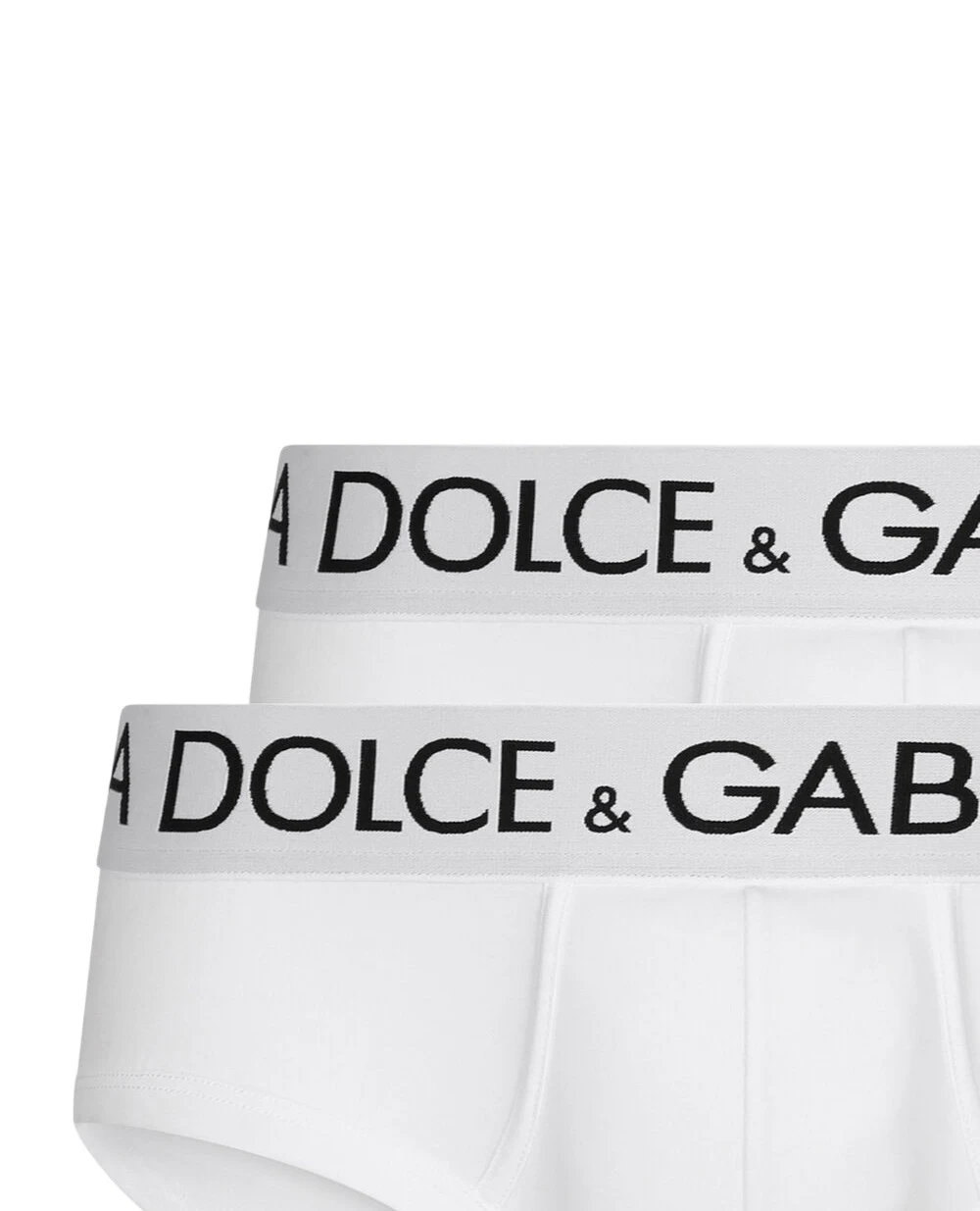 Брифи (2 шт.) Dolce&Gabbana M9D69J-ONN97, білий колір • Купити в інтернет-магазині Kameron