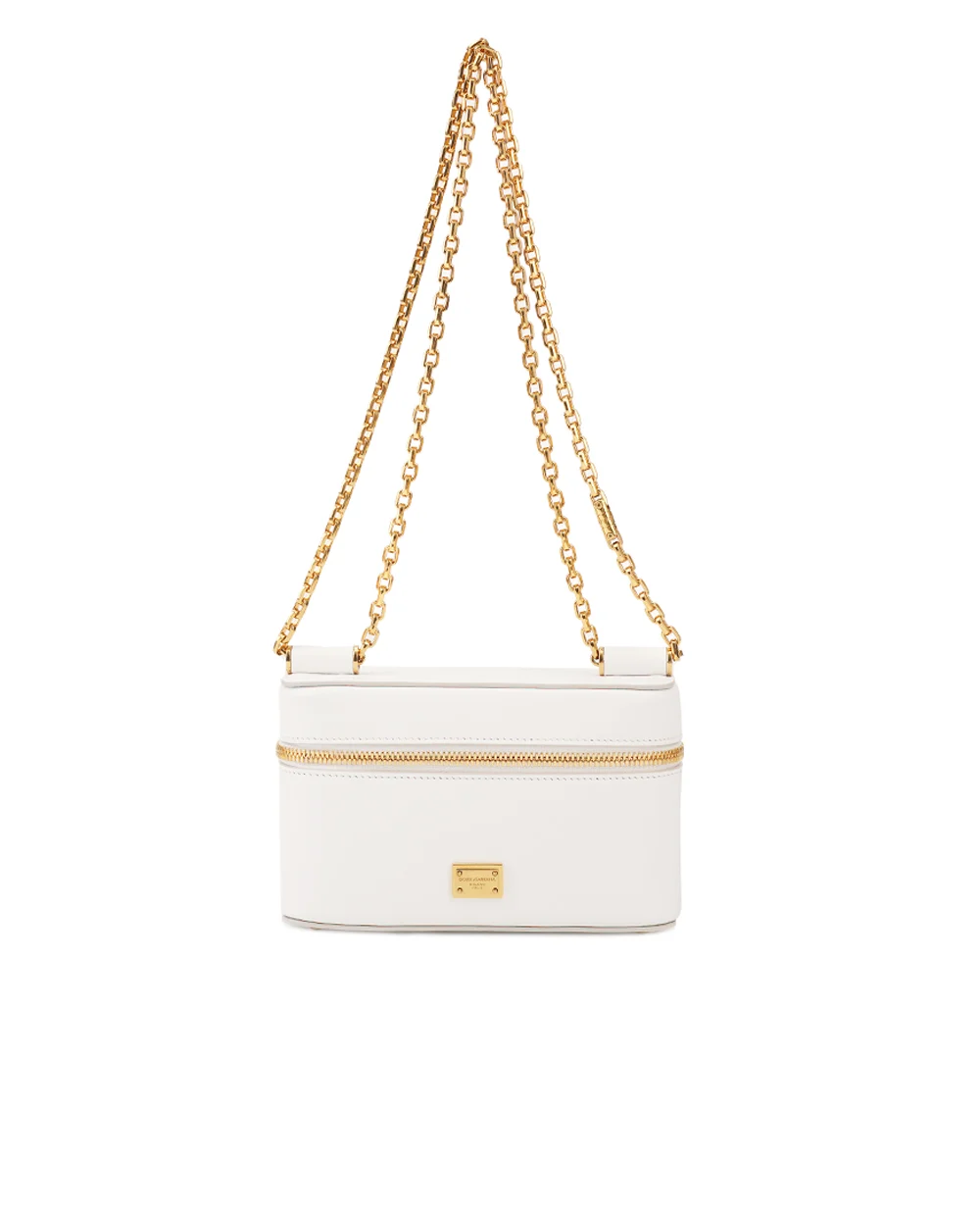 Кожаная сумка Sicily Dolce&Gabbana BB7800-B7321, белый цвет • Купить в интернет-магазине Kameron