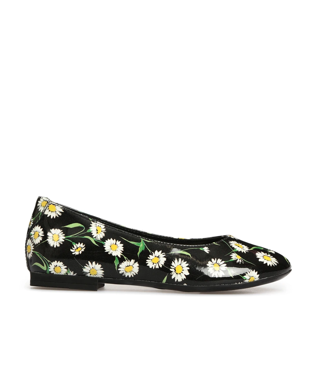 Детские лаковые балетки Dolce&Gabbana Kids D10441-AC505-M, черный цвет • Купить в интернет-магазине Kameron