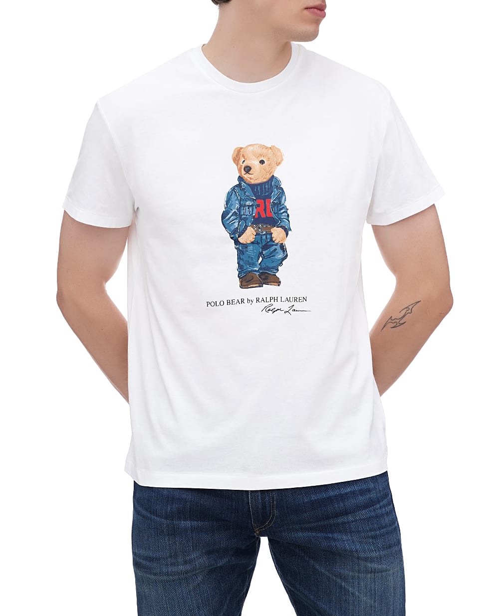 Футболка Polo Bear Polo Ralph Lauren 710854497038, белый цвет • Купить в интернет-магазине Kameron